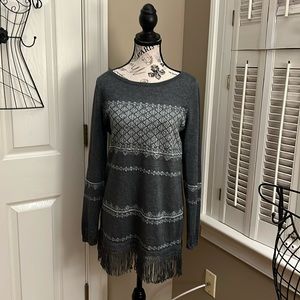 White House black market decorative sweater size medium.